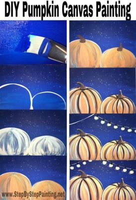 how to paint a pumpkin on canvas how to master the art of storytelling through visual arts